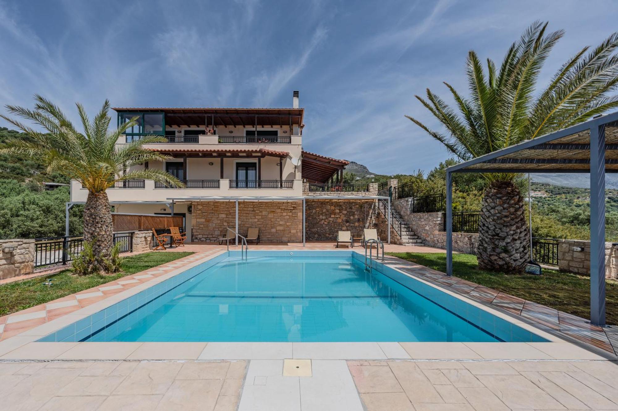Villa Souda Bay Loggia Sellía Esterno foto
