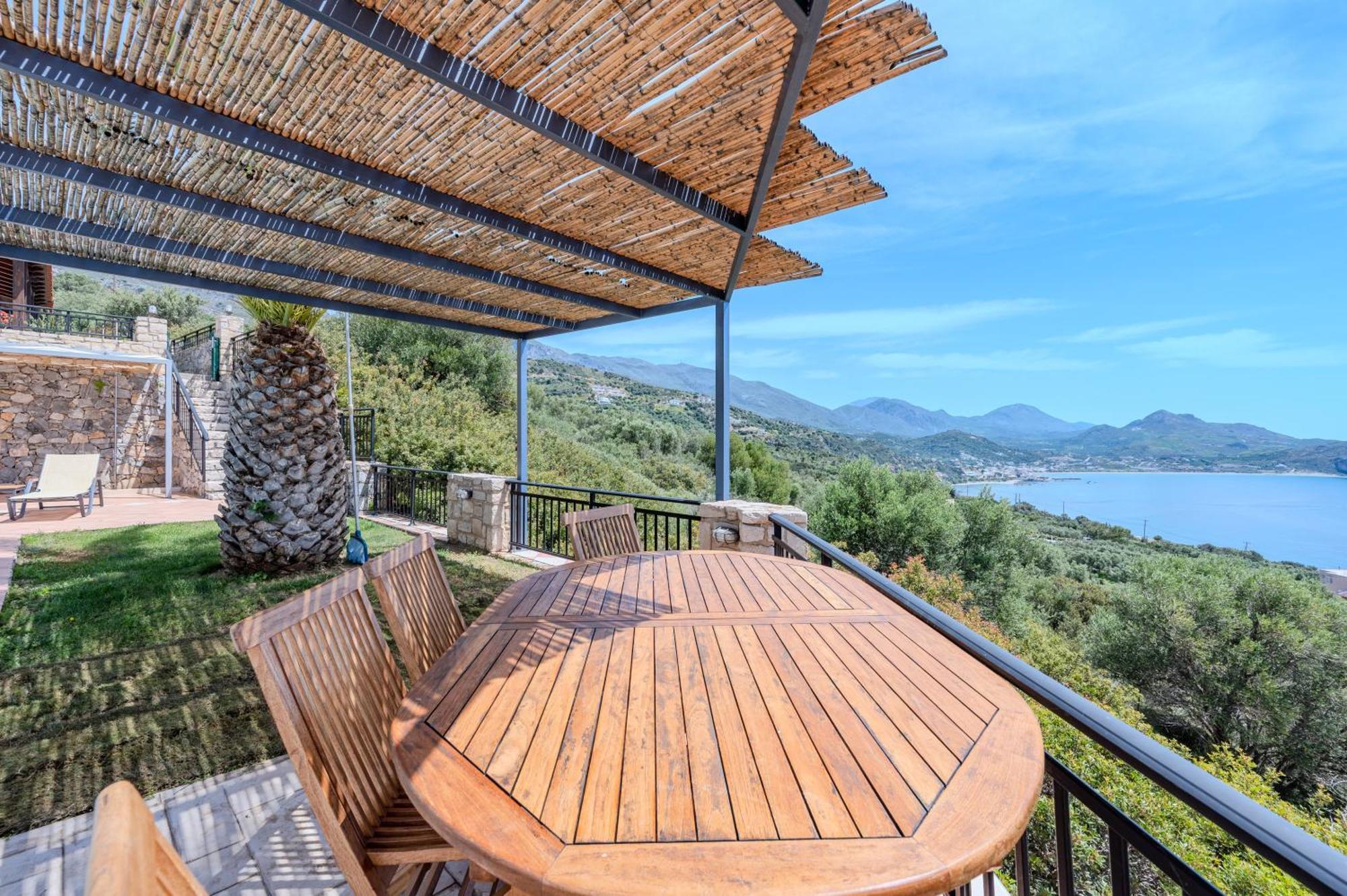 Villa Souda Bay Loggia Sellía Esterno foto