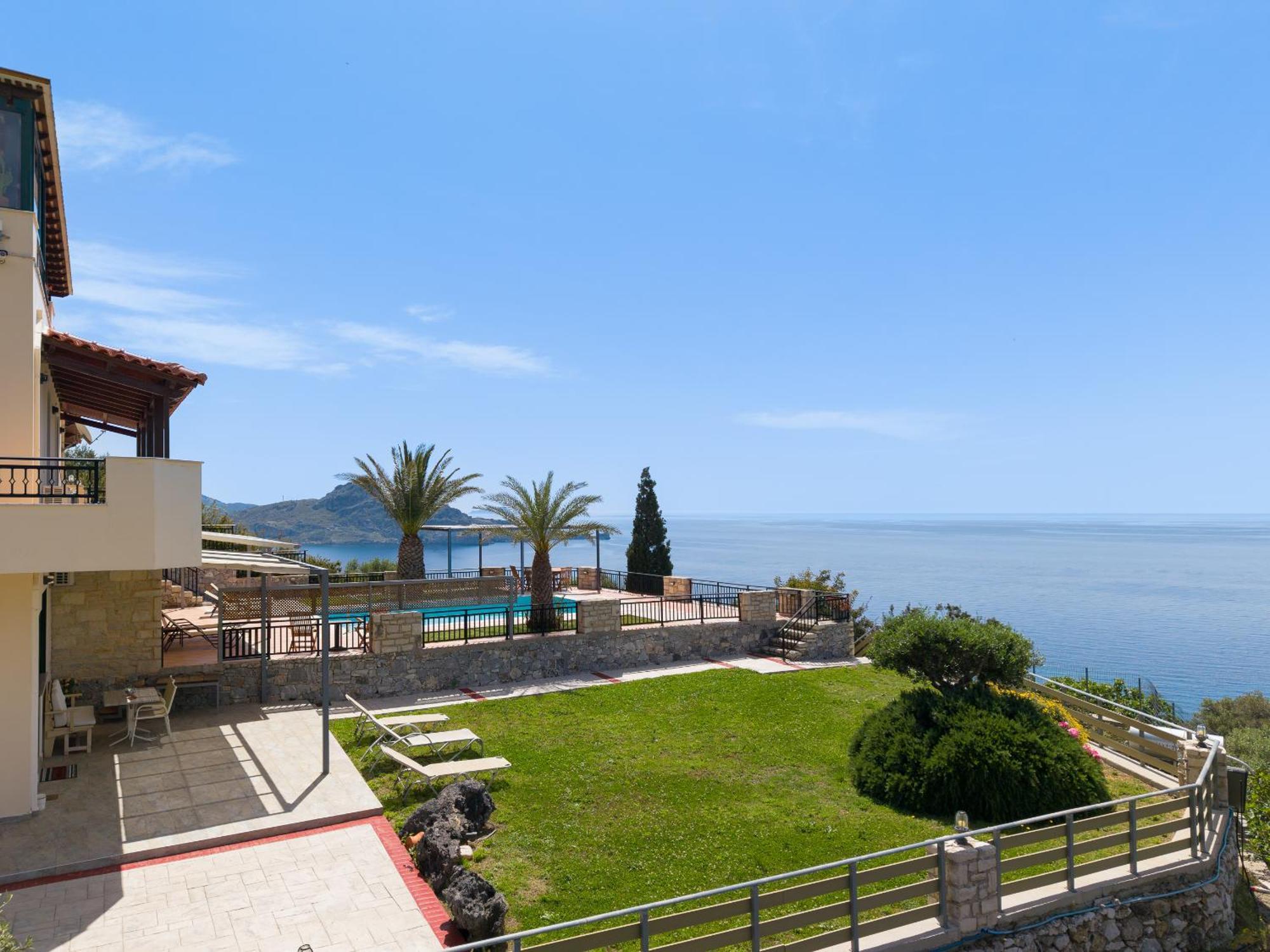 Villa Souda Bay Loggia Sellía Esterno foto