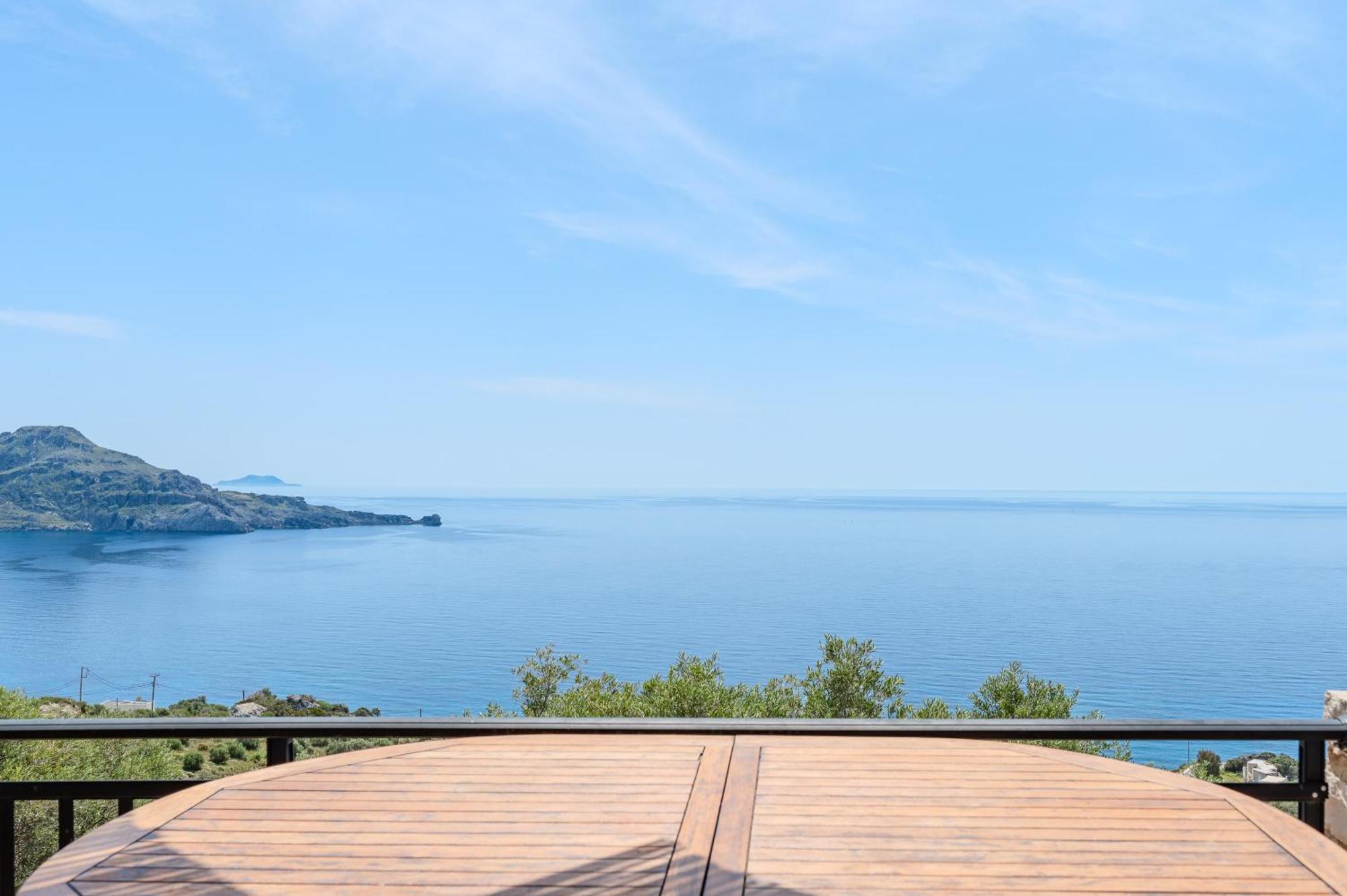 Villa Souda Bay Loggia Sellía Esterno foto