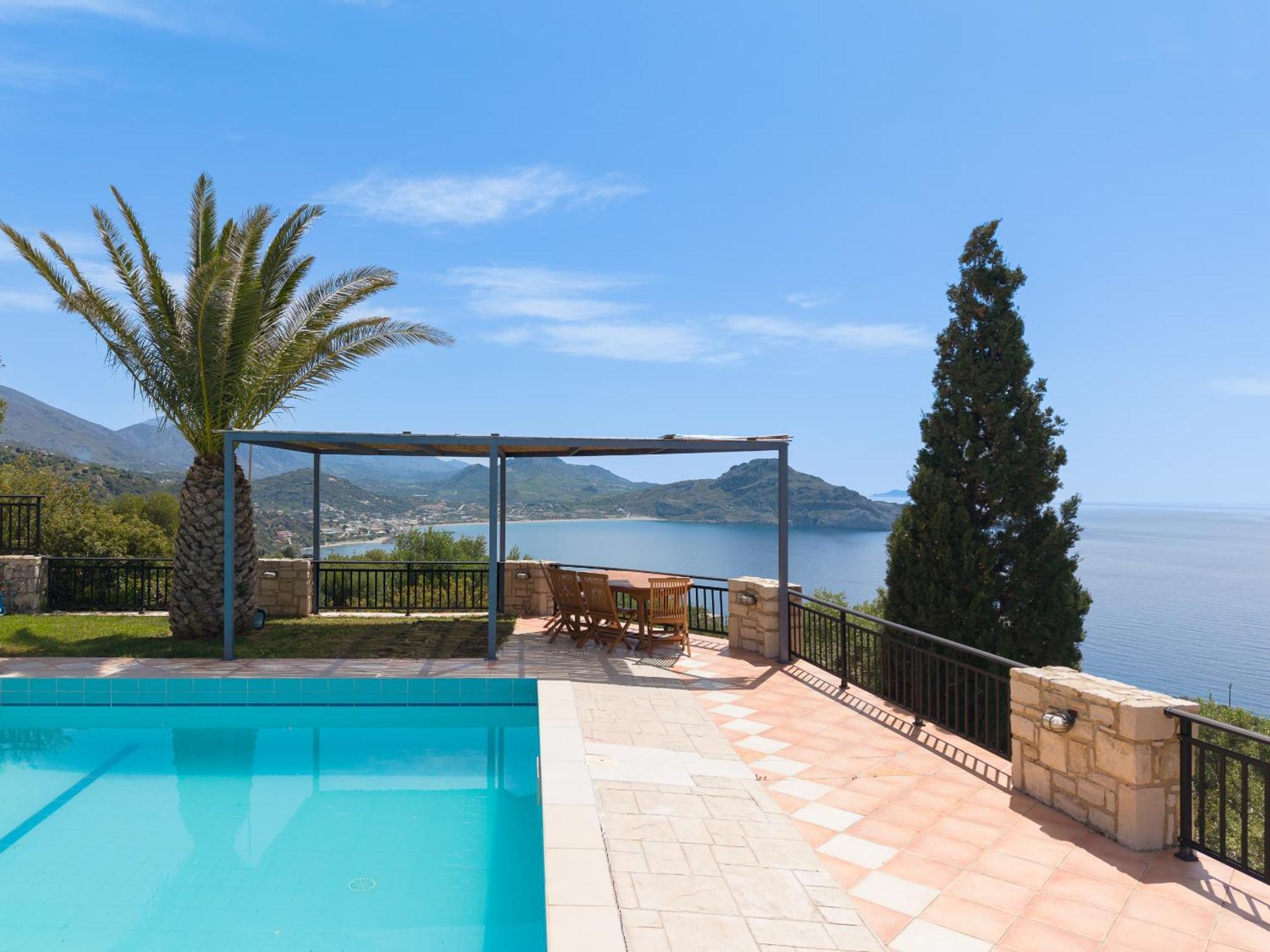 Villa Souda Bay Loggia Sellía Esterno foto